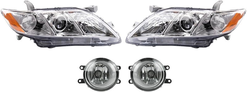 TRQ Lighting Kit Driver & Passenger Side Compatible with 2007-2009 Toyota Camry SC2592100 SC2593100 TO2518105 TO2519105 - Image 3